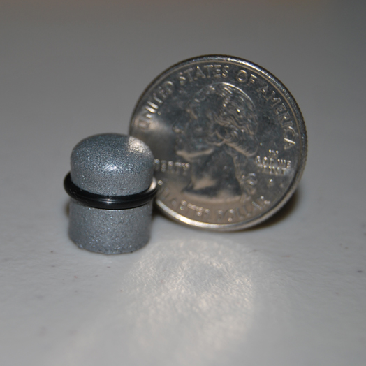 2pcs Magnetic Fake Bolt End Geocache Containers - Black & Grey Combo Lot 